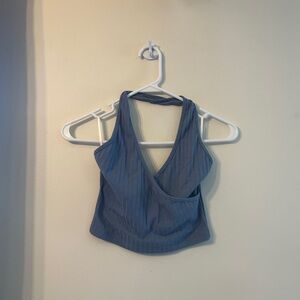 SHEIN cross halter tank top